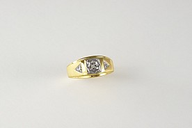 New Generations - 10K .06CTTW GENTS RING