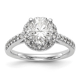                                                              							10K .83TGW MOISSANITE / DIAMOND RIN...
                                                            						 