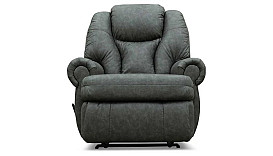                                                              							WALNUT KING COMFORT RECLINER
                                                            						 