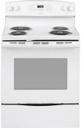                                                              							BLACK 4 COIL ELECTRIC RANGE
                                                            						 