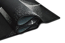                                                              							5X7 CROW GREY/BLACK AREA RUG
                                                            						 