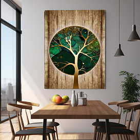                                                              							40X60 TEMPERED GLASS-GREEN TREE W/P...
                                                            						 