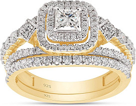                                                              							10K 1CT MOISSANITE SOLITAIRE
                                                            						 